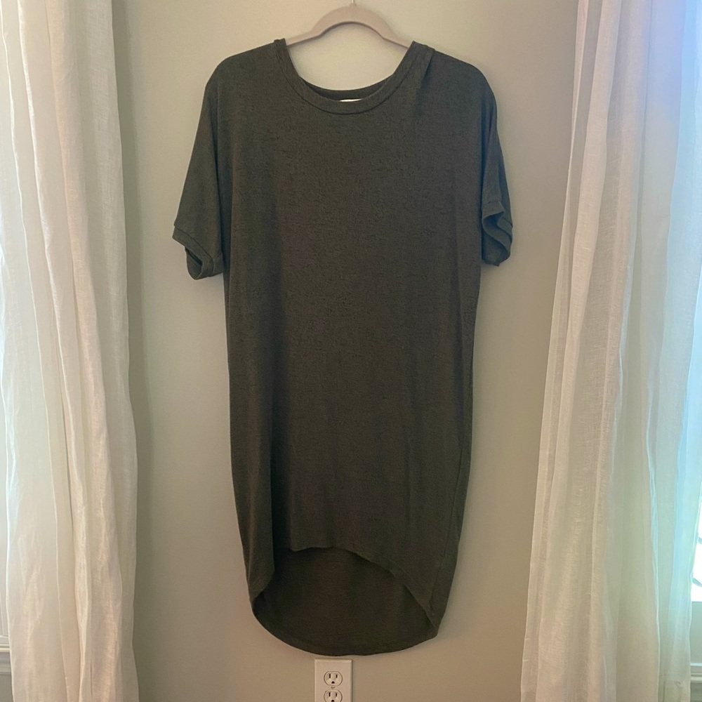 Apricot Green High Low Dress Size Medium